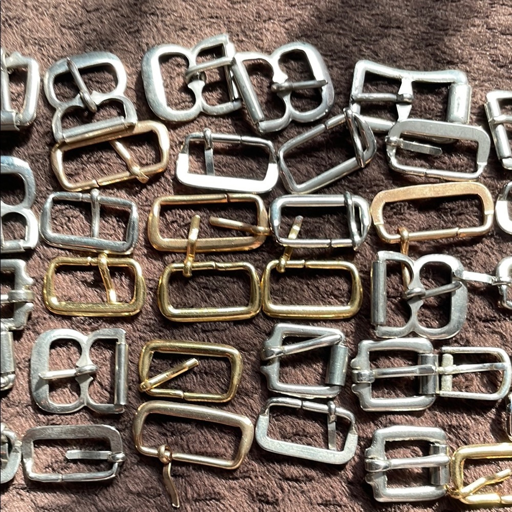 Vintage LOT MIX Various Sizes Buckle Watch Bracelet Making Strap Metal Hardware